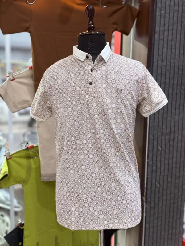 Men’s Premium Polo T-Shirt with Subtle Print