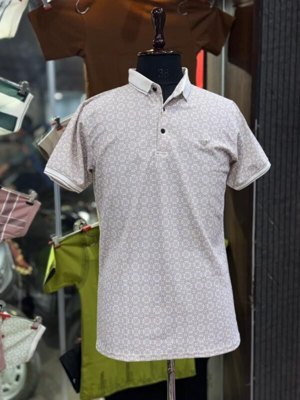 Men’s Premium Polo T-Shirt with Subtle Print